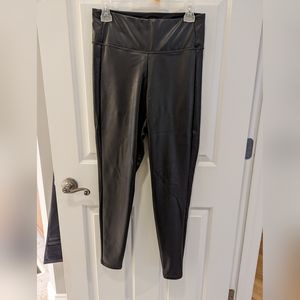 Faux leather leggings